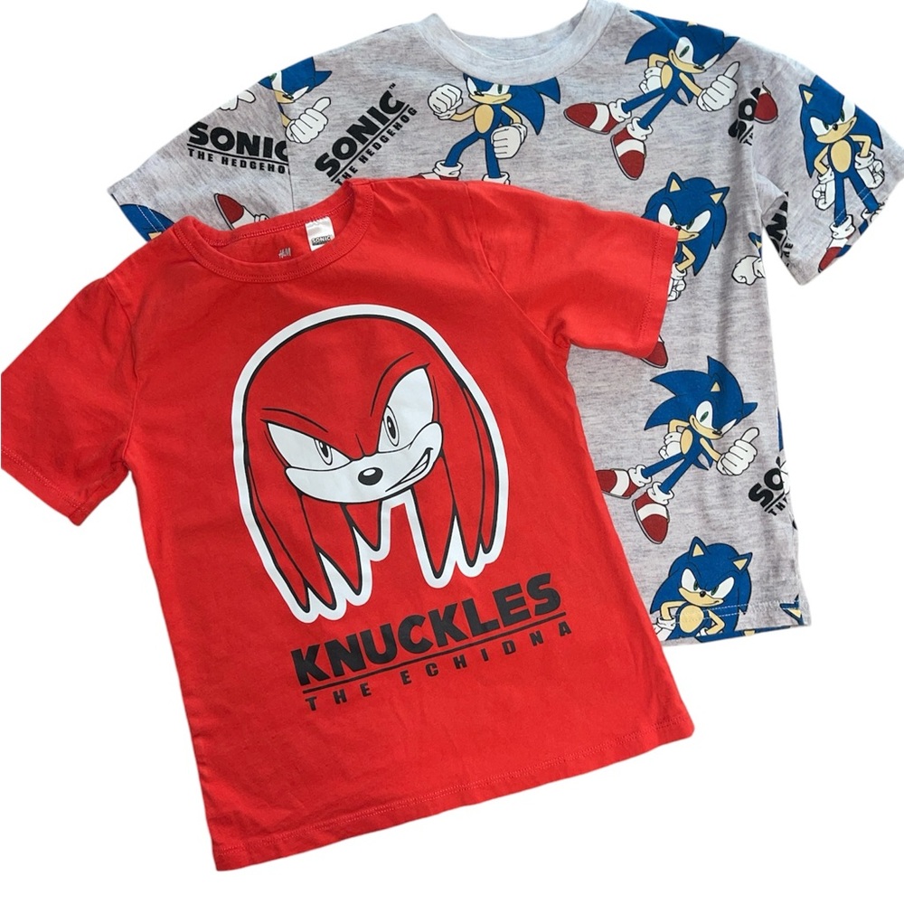 Sonic The Hedgehog Chatacter T-shirts